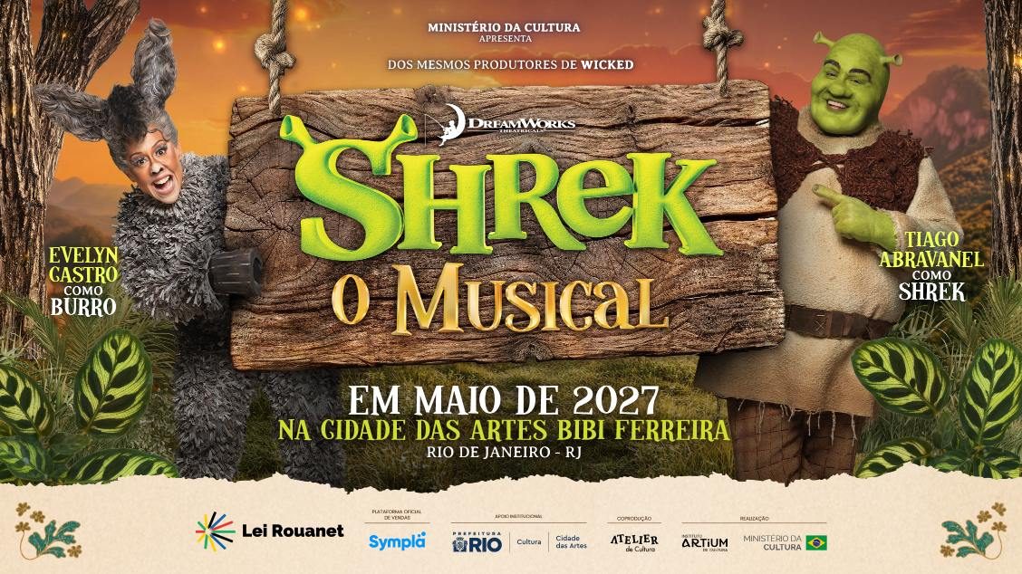Imagem da fonte — SHREK – O MUSICAL