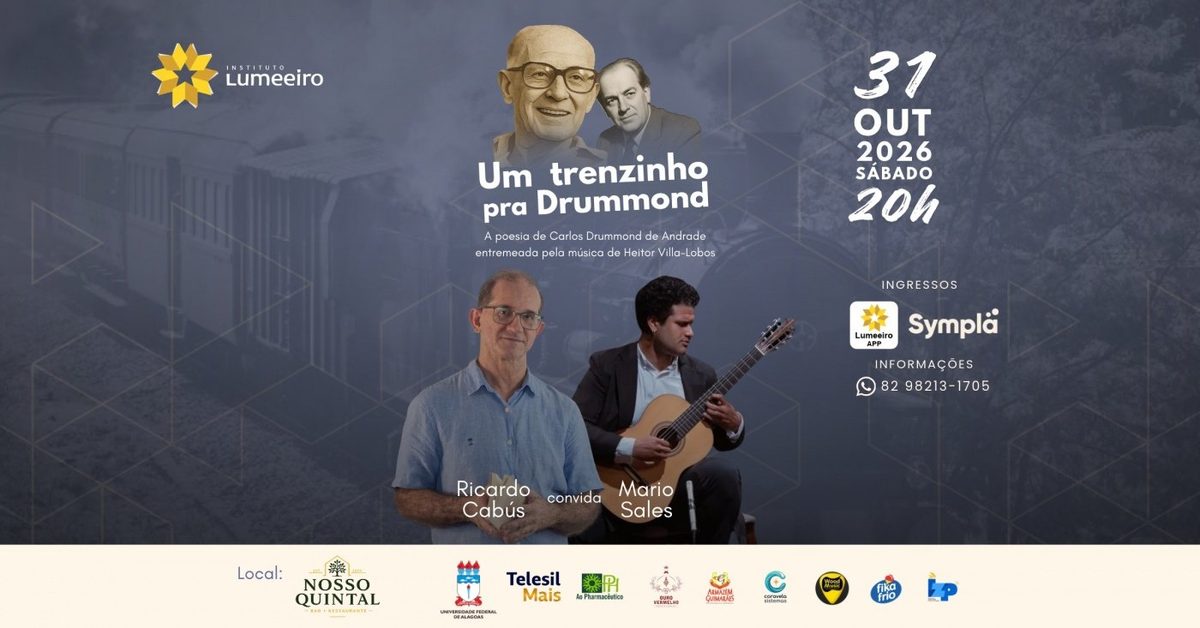 Imagem da fonte — Um trenzinho pra Drummond (Recital)