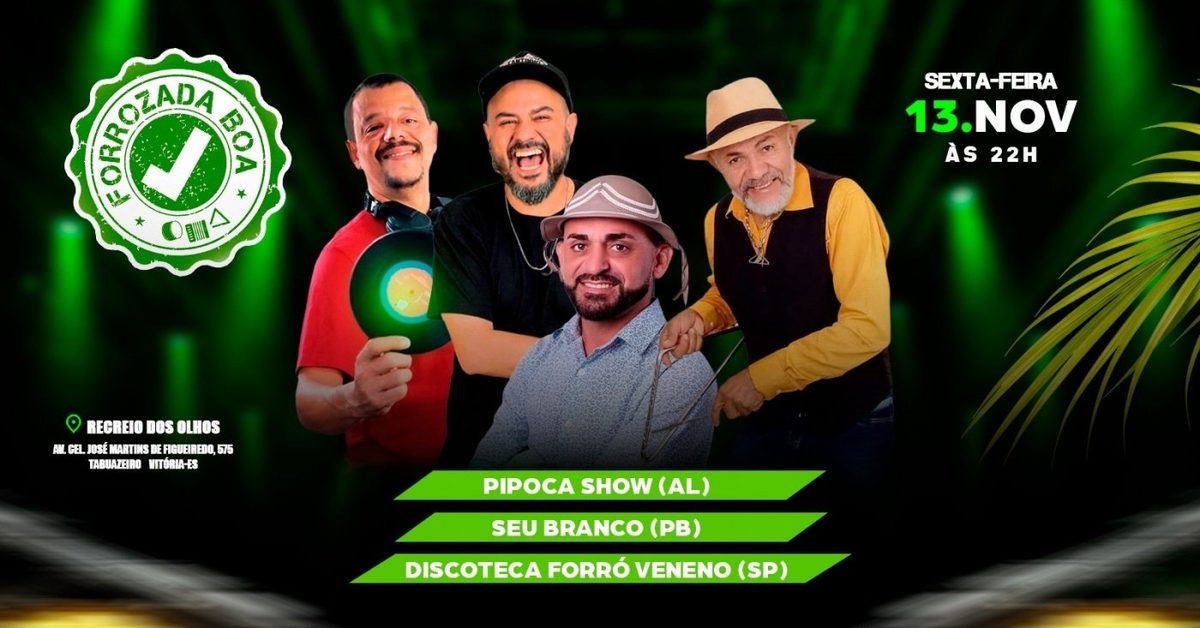 Imagem da fonte — Forrozada Boa - Pipoca Show - Seu Branco - Discoteca Forró Veneno