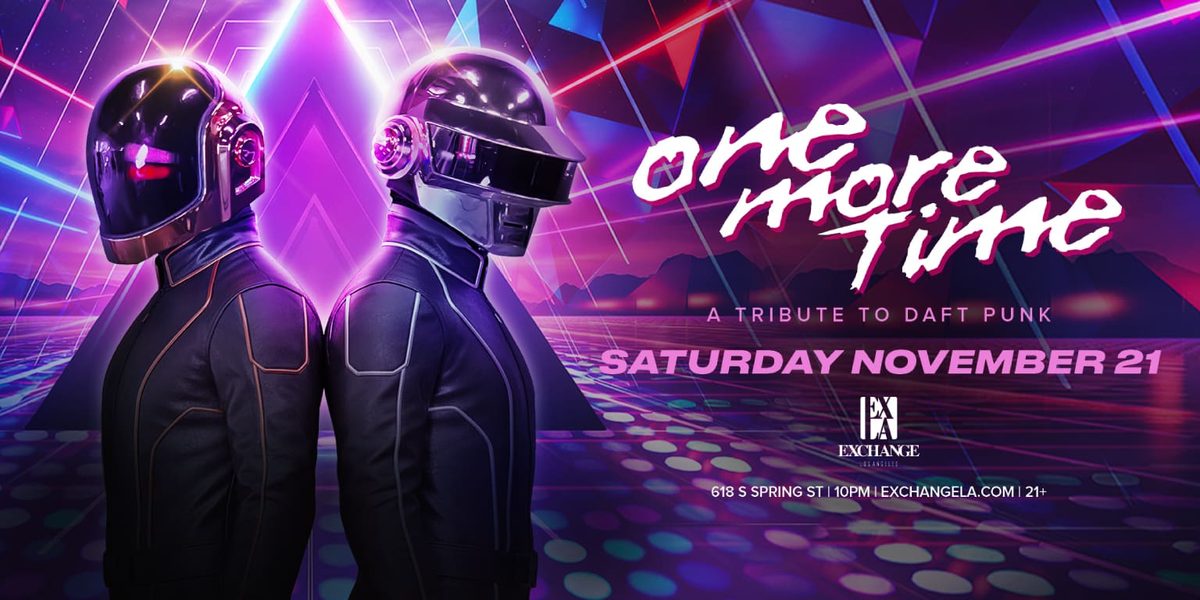 Bild der Quelle — ONE MORE TIME: A DAFT PUNK TRIBUTE PARTY