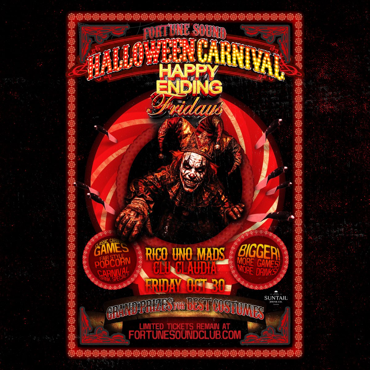 来源图片 — Halloween Carnival at Happy Ending Fridays
