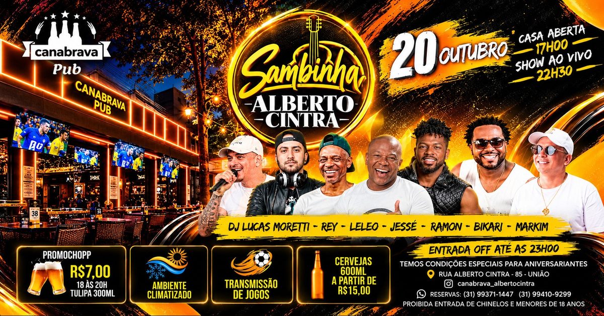 Imagem da fonte — SAMBINHA ALBERTO CINTRA - CANABRAVA PUB