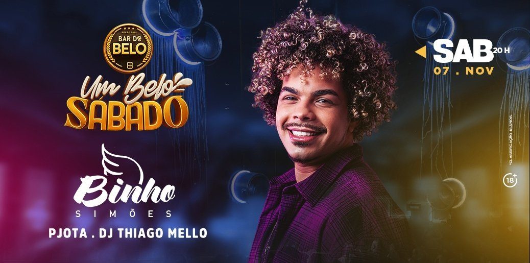 Imagem da fonte — UM BELO SÁBADO APRESENTA: BINHO SIMÕES