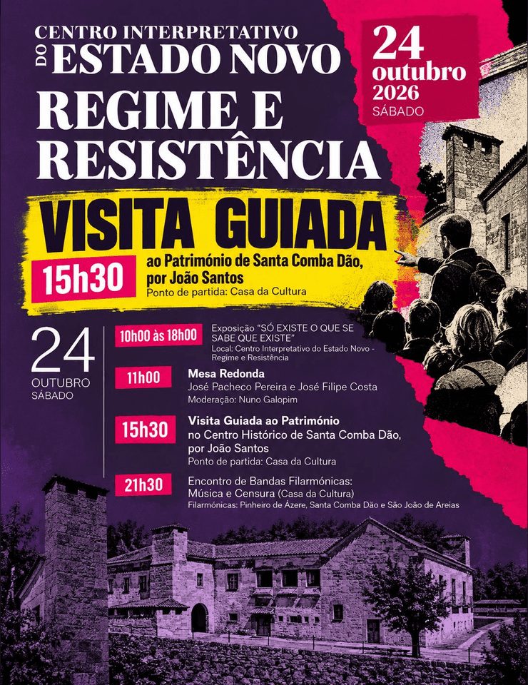 출처 이미지 — Visita guiada ao património do centro histórico de Santa Comba Dão