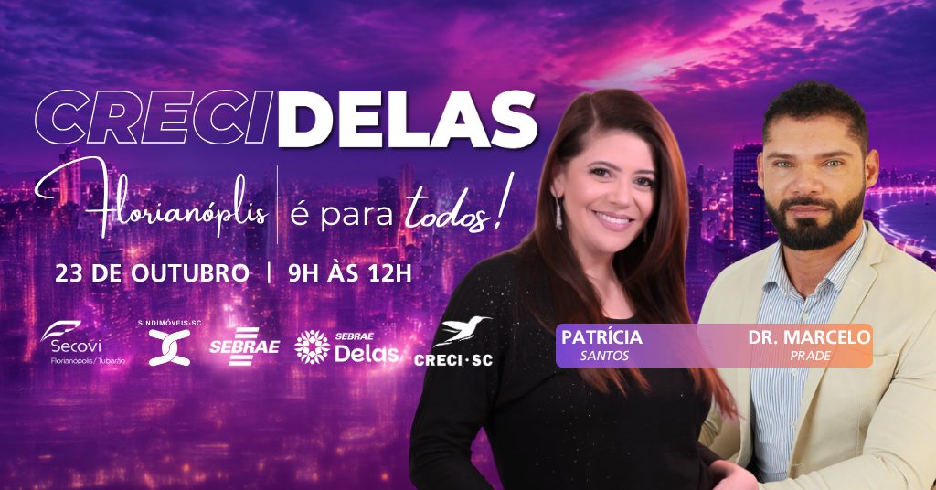 Bild der Quelle — CRECI DELAS EM FLORIANÓPOLIS, COM PATRÍCIA SANTOS E DR. MARCELO PRADE