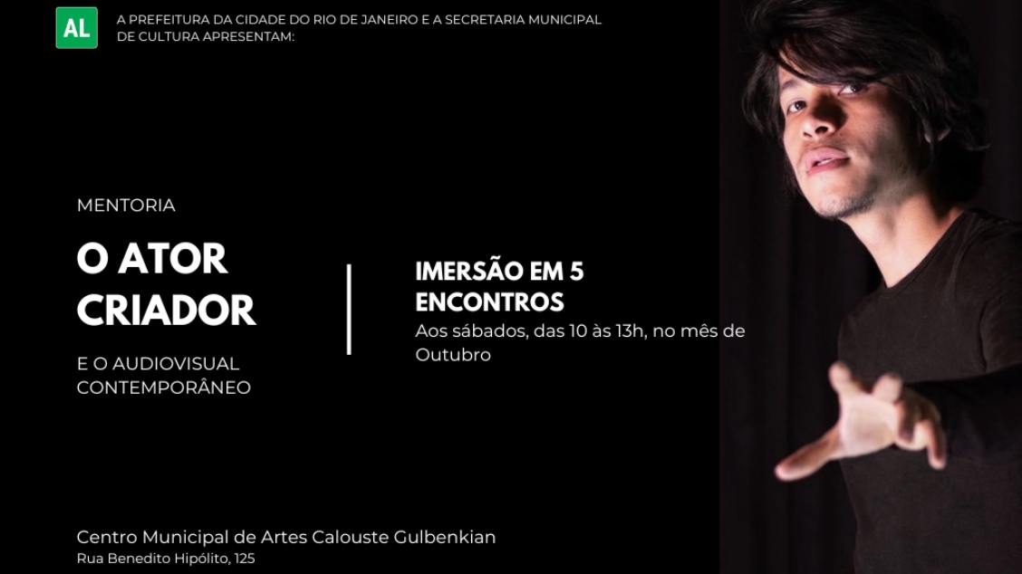 Image de la source — O Ator Criador: Mentoria Prática e Audiovisual com Igor Pedroso