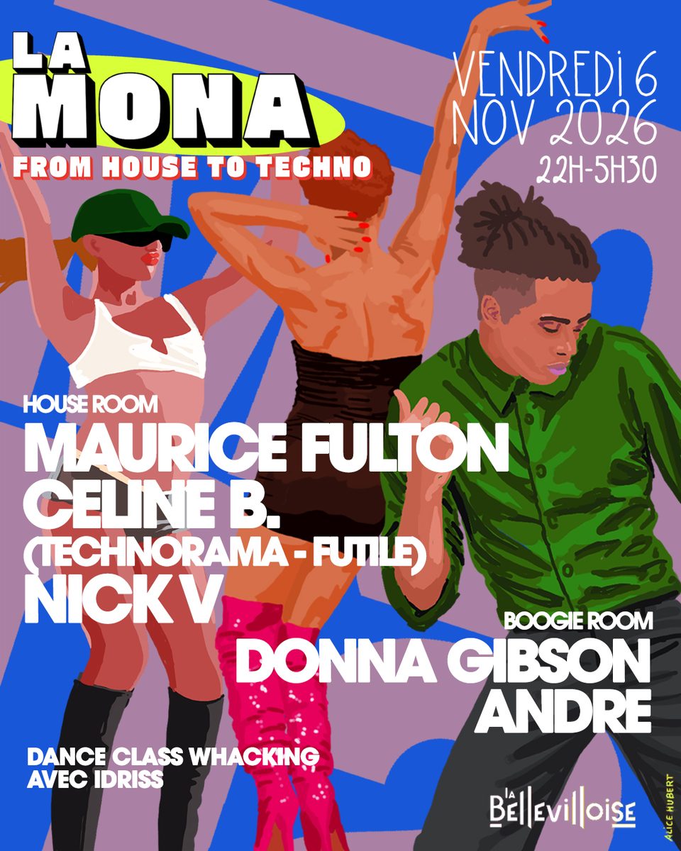 Image de la source — La Mona | Disco to Techno: Maurice Fulton, Celine B, Nick V