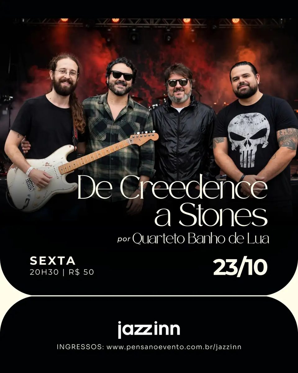 Bild der Quelle — De CREEDENCE a STONES por Quarteto Banho de Lua