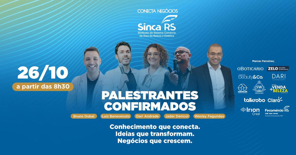 Bild der Quelle — CONECTA SINCA RS 2026 NEGÓCIOS
