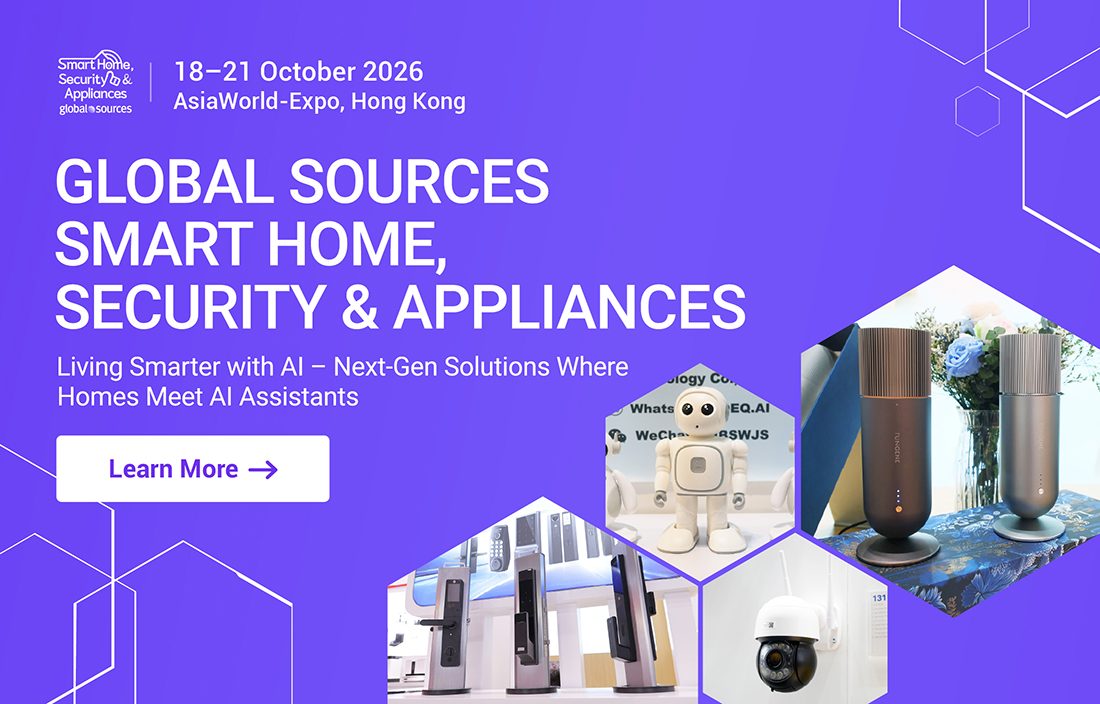 Imagem da fonte — Global Sources Smart Home, Security & Appliances