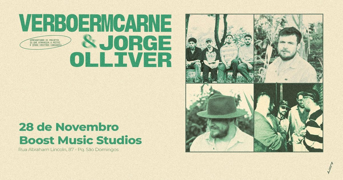 Imagem da fonte — Verboemcarne e Jorge Olliver ao vivo