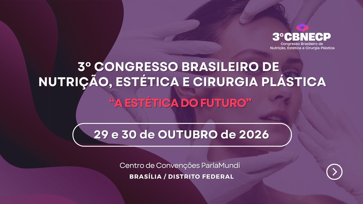 Imagem da fonte — 3º Congresso Brasileiro de Nutrição, Estética e Cirurgia Plástica