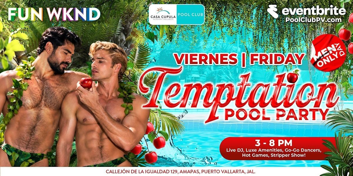 Source image — Temptation Pool Party | Men Only Day