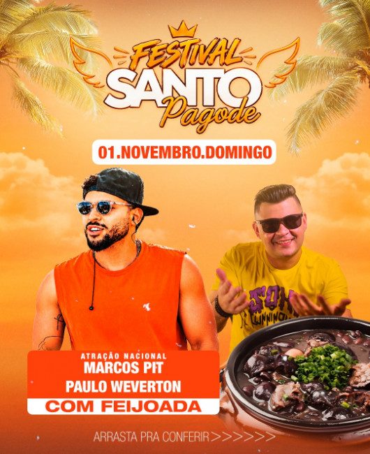Imagem da fonte — FESTIVAL SANTO PAGODE - DOMINGO