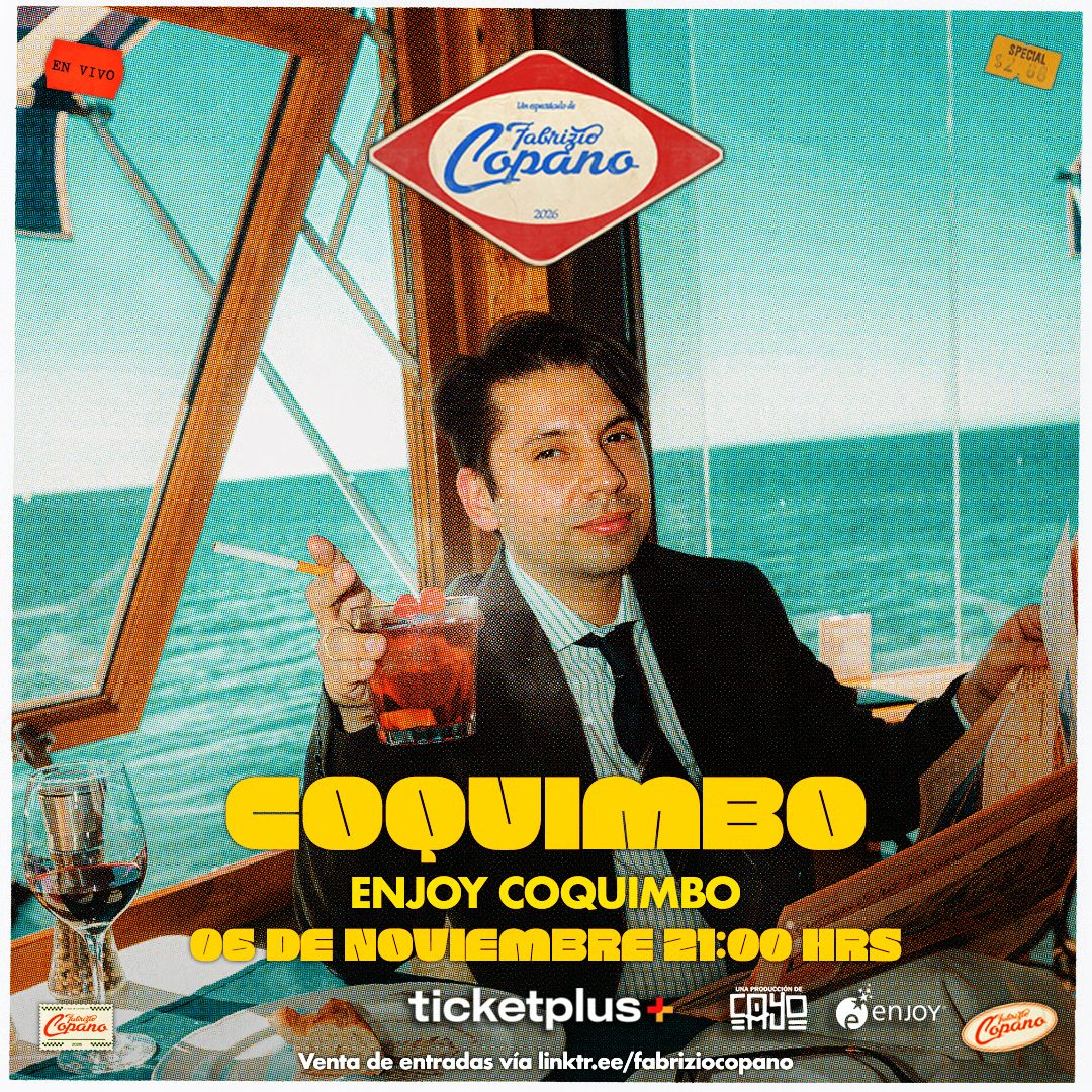 Imagen de la fuente — FABRIZIO COPANO en Enjoy Coquimbo