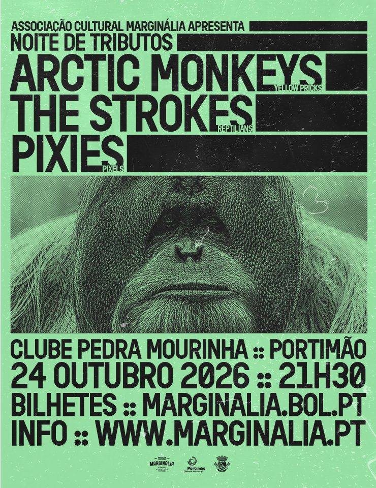 Source image — Tributo Arctic Monkeys + The Strokes + Pixies - MARGINÁLIA