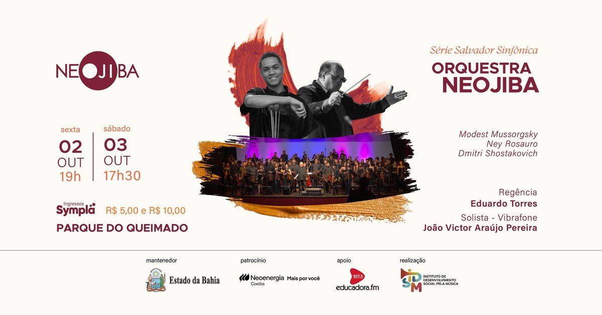 Source image — NEOJIBA 6 - Série Salvador Sinfônica 2026 dia 2