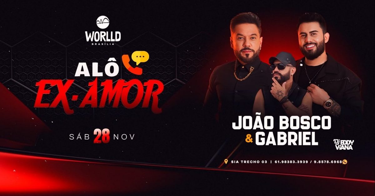 Imagem da fonte — ALÔ EX-AMOR | Worlld Brasília