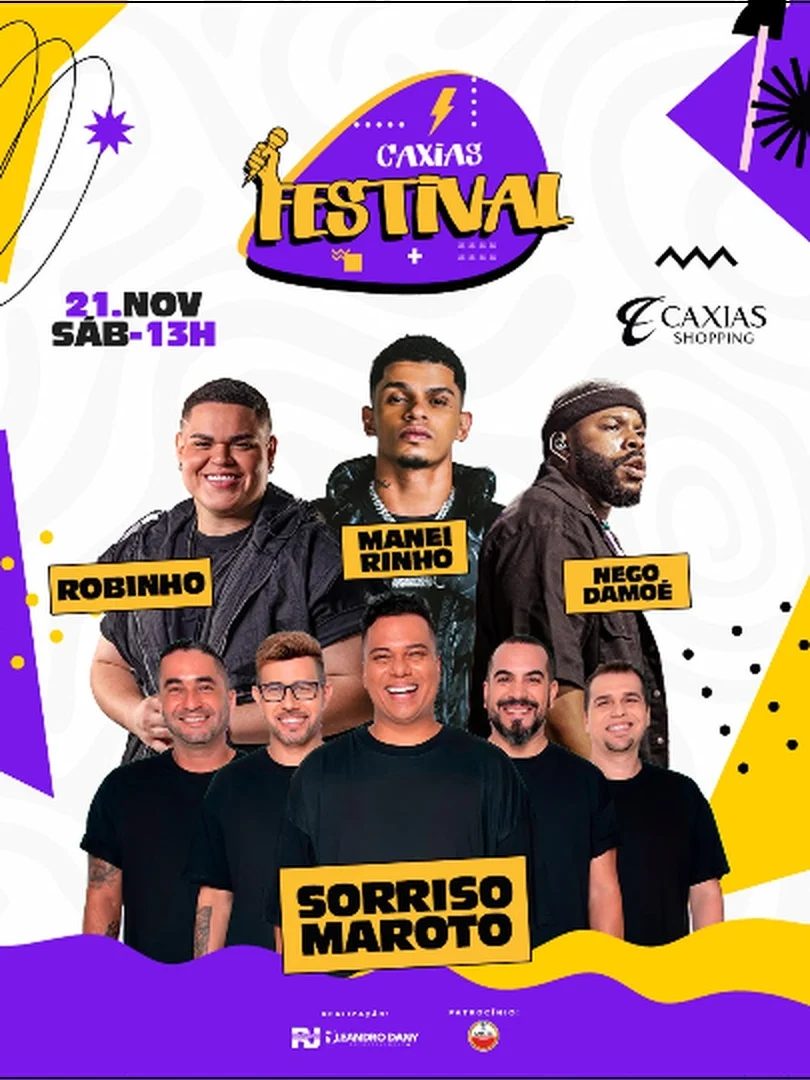 Imagem da fonte — Sorriso Maroto — Sorriso Eu Gosto no Pagode 2026 — Caxias Festival 2026 em Duque de Caxias