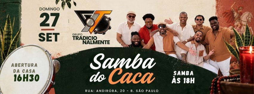 Imagem da fonte — DOMINGO NO CACÁ - GRUPO TRADICIONALMENTE E CHRIS CORDEIRO E BANDA (Cópia)