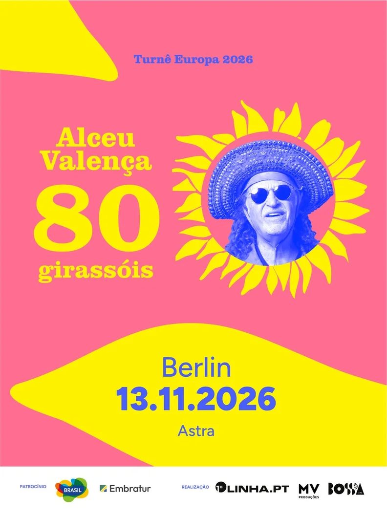 来源图片 — Alceu Valença — Turnê Europa 2026