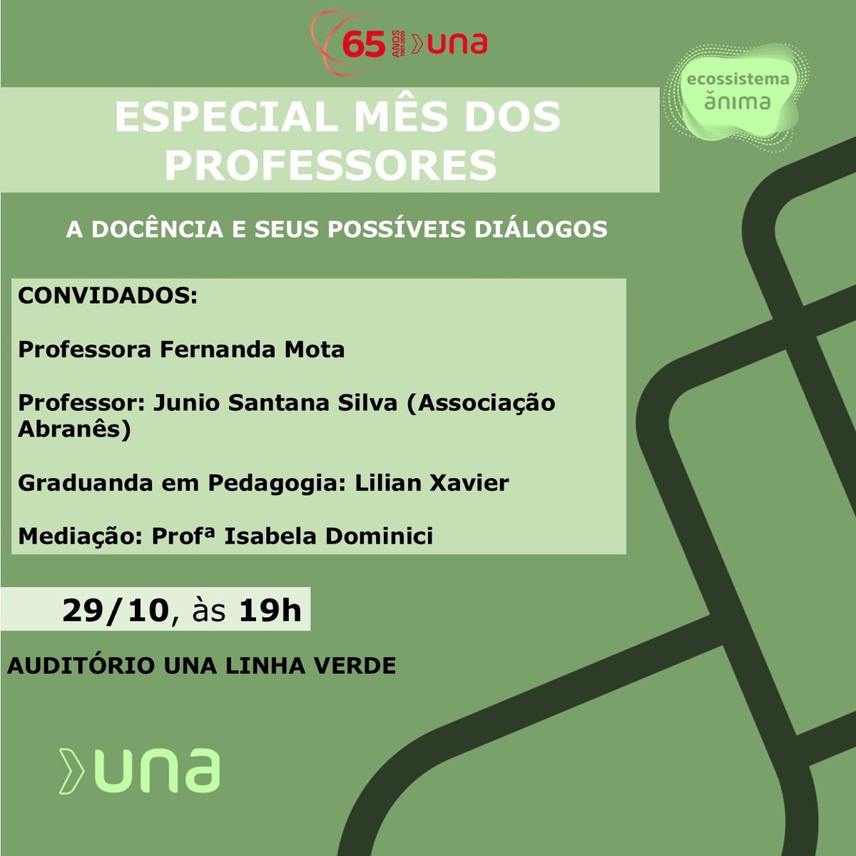 Imagem da fonte — A docência e seus possíveis diálogos - UNA LV