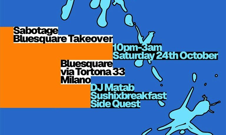 출처 이미지 — Hi-Fi Weekends with SABOTAGE TAKEOVER *Free Entry*