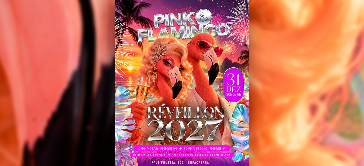 Imagem da fonte — Pink Flamingo | RÉVEILLON 2027