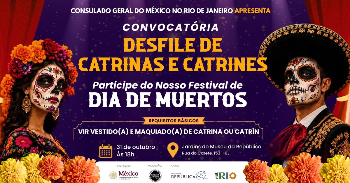 Imagem da fonte — Procissão de Catrinas e Catrines