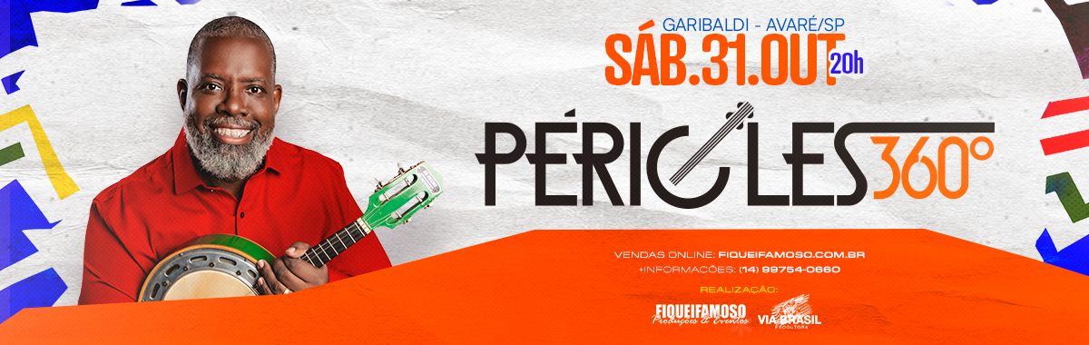 Imagem da fonte — Péricles — Turnê Calendário — Péricles 360º em Avaré