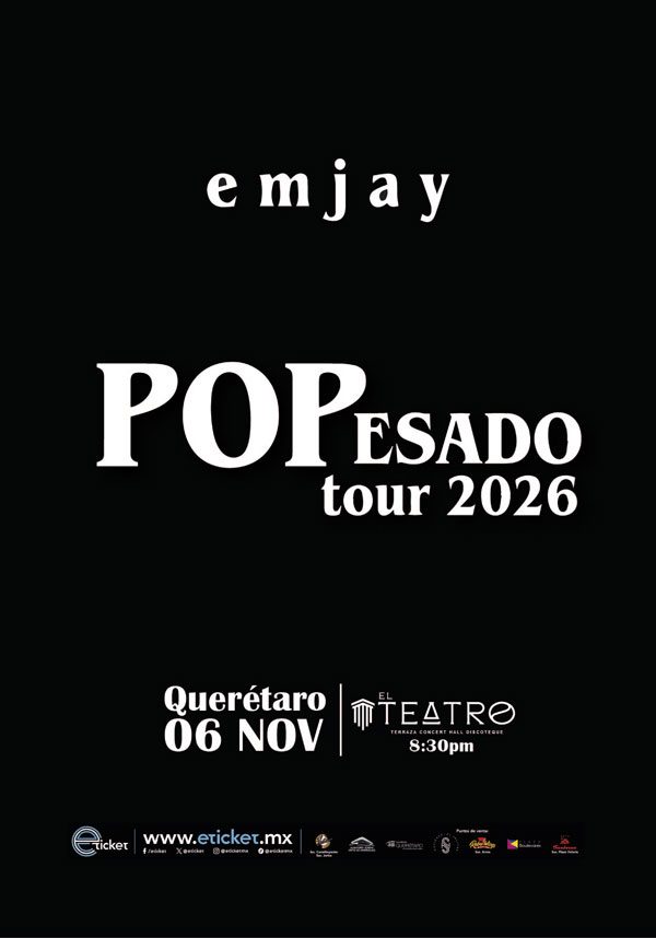 Imagem da fonte — EMJAY - POPESADO TOUR 2026