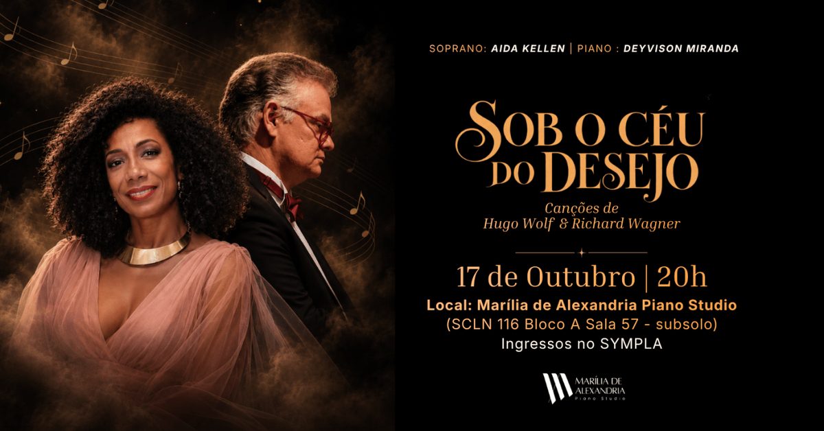 Imagem da fonte — Sob o Céu do Desejo - Canções de Hugo Wolf e Richard Wagner