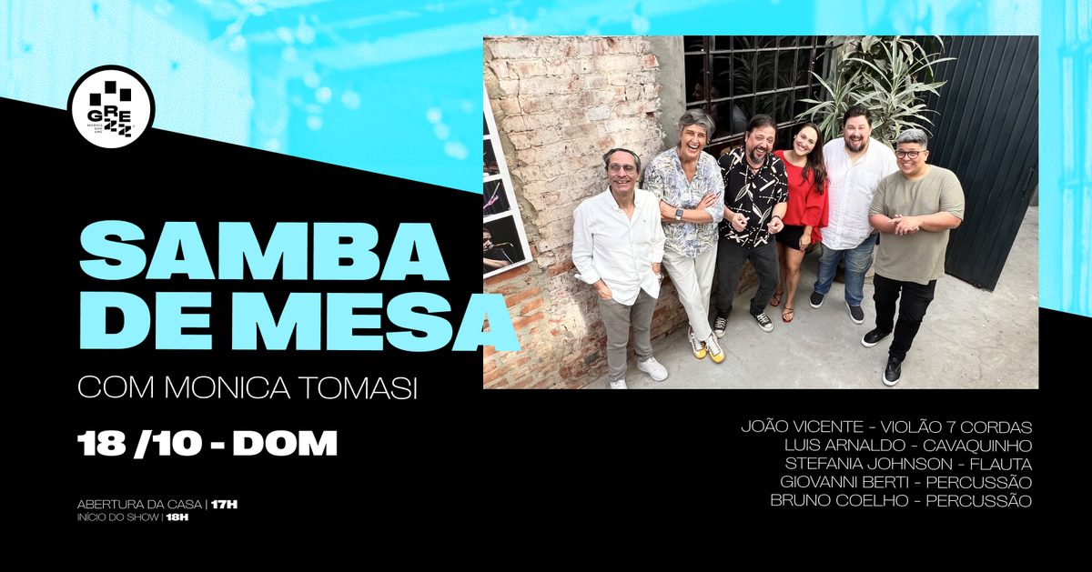 Imagem da fonte — Samba de Mesa com Monica Tomasi