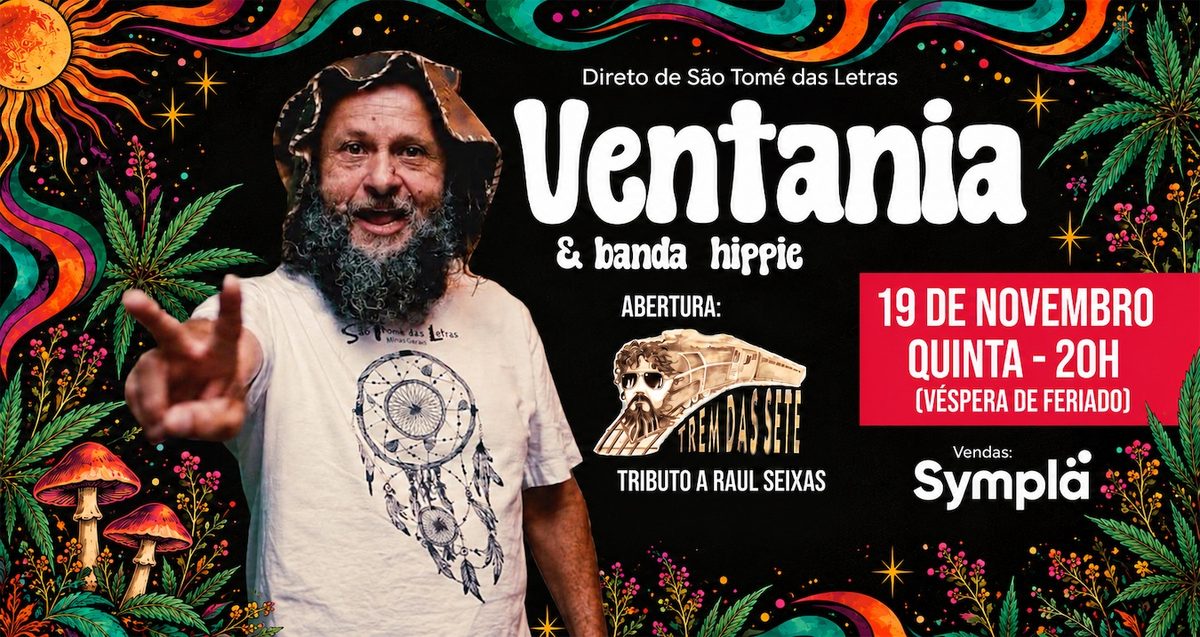 출처 이미지 — 19/11 - Ventania e Banda Hippie + Trem das Sete (Raul Seixas)