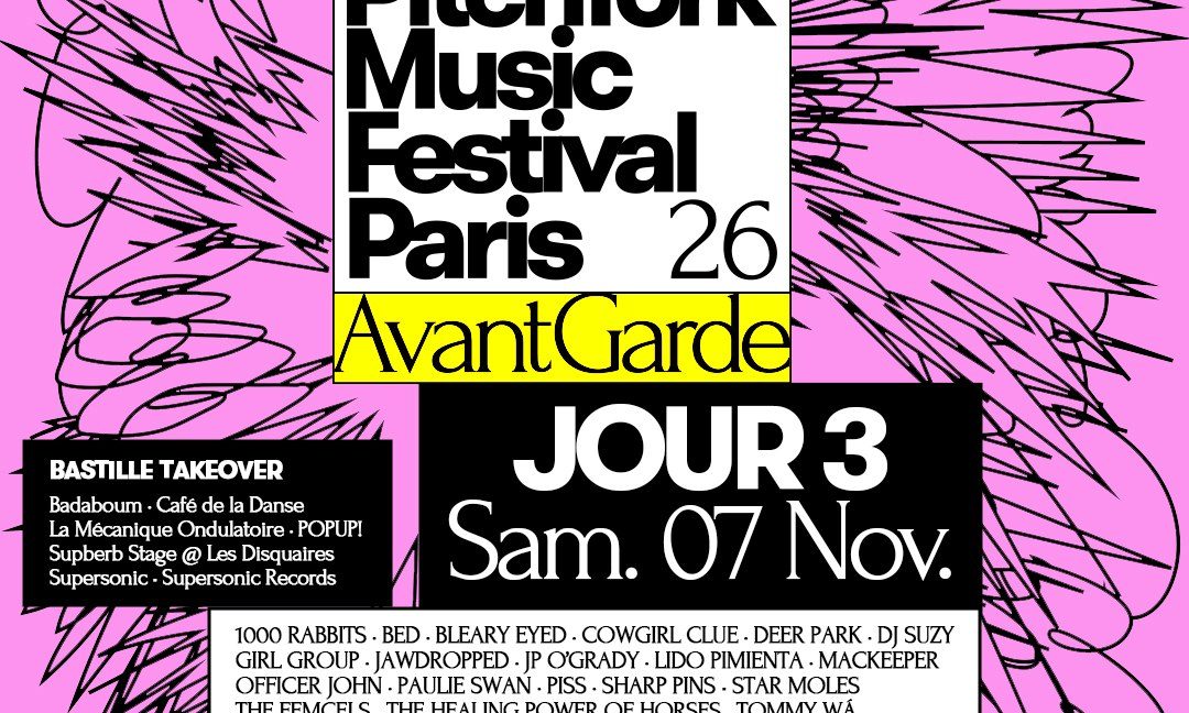 Immagine della fonte — JOUR 3 - Pitchfork Avant-Garde 2026