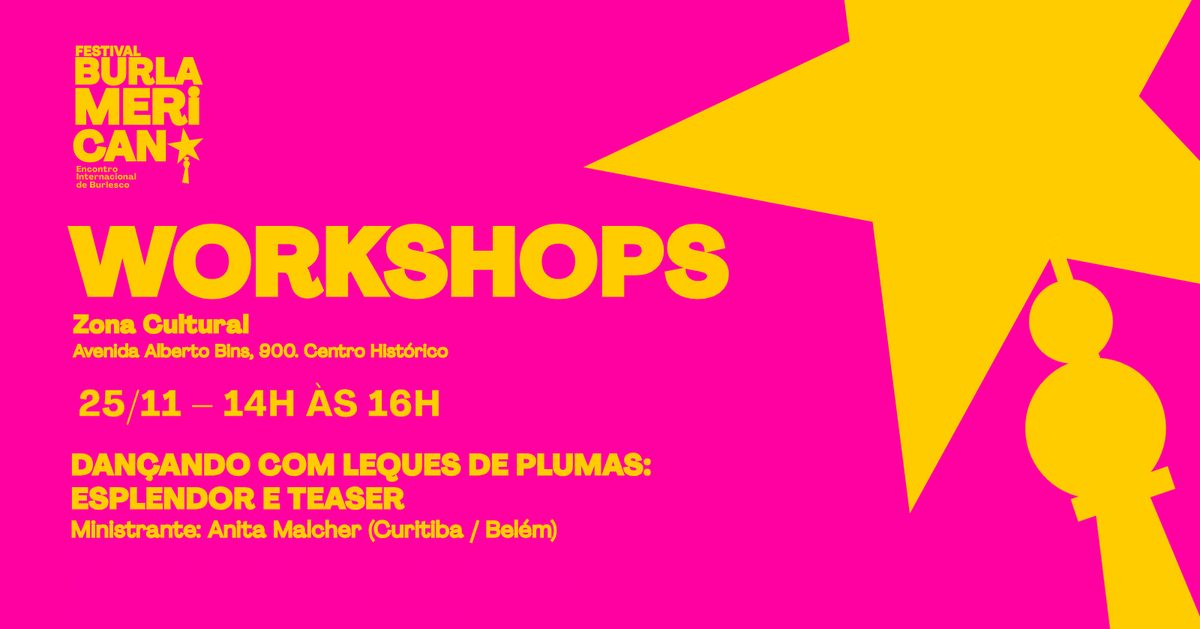 Imagem da fonte — Workshop Dançando com leques de plumas: esplendor e teaser. Com Anita Malcher