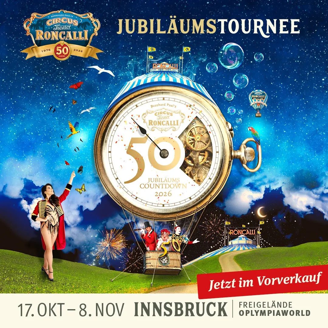 Imagem da fonte — Circus-Theater Roncalli 2026 Innsbruck