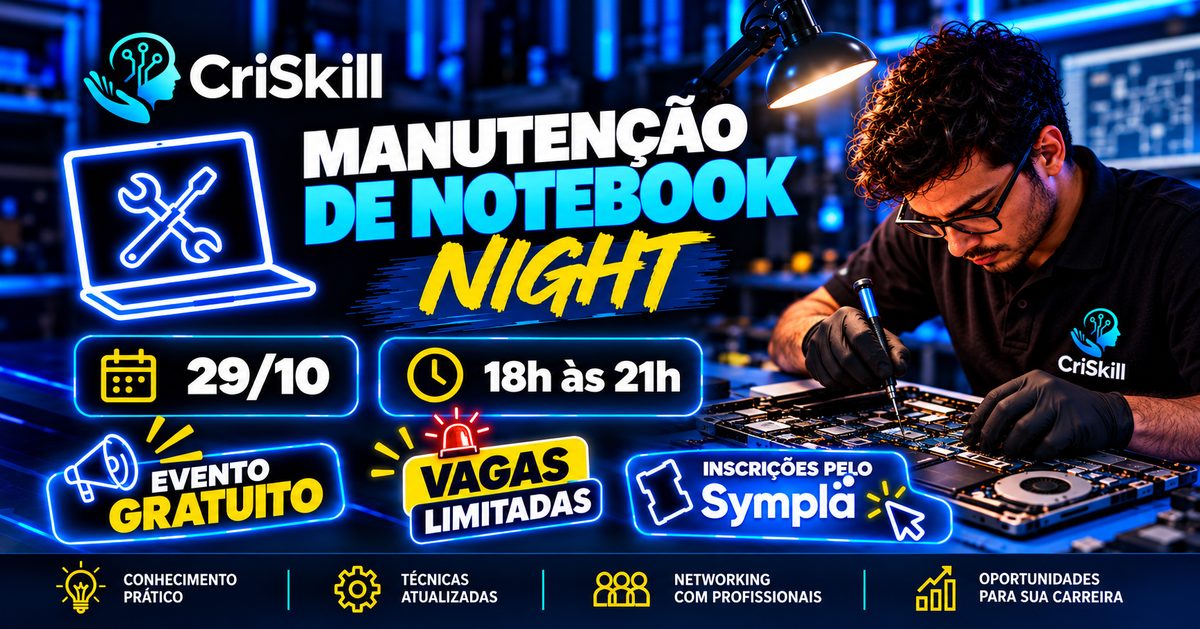 来源图片 — Manutencao de Notebook - Night