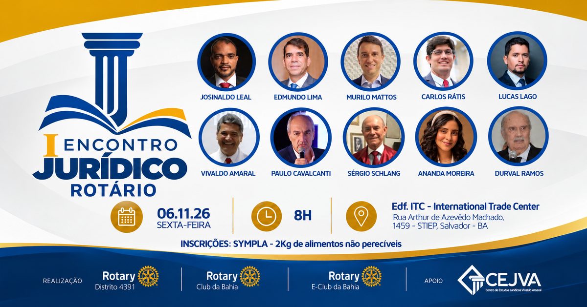 出典の画像 — I Encontro Jurídico Rotário