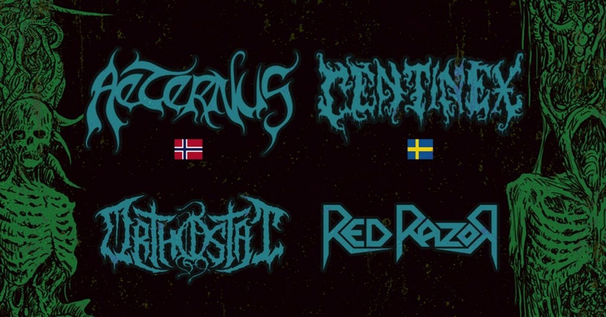 Imagem da fonte — VERÃO DO CAOS com AETERNUS - CENTINEX - ORTHOSTAT - RED RAZOR