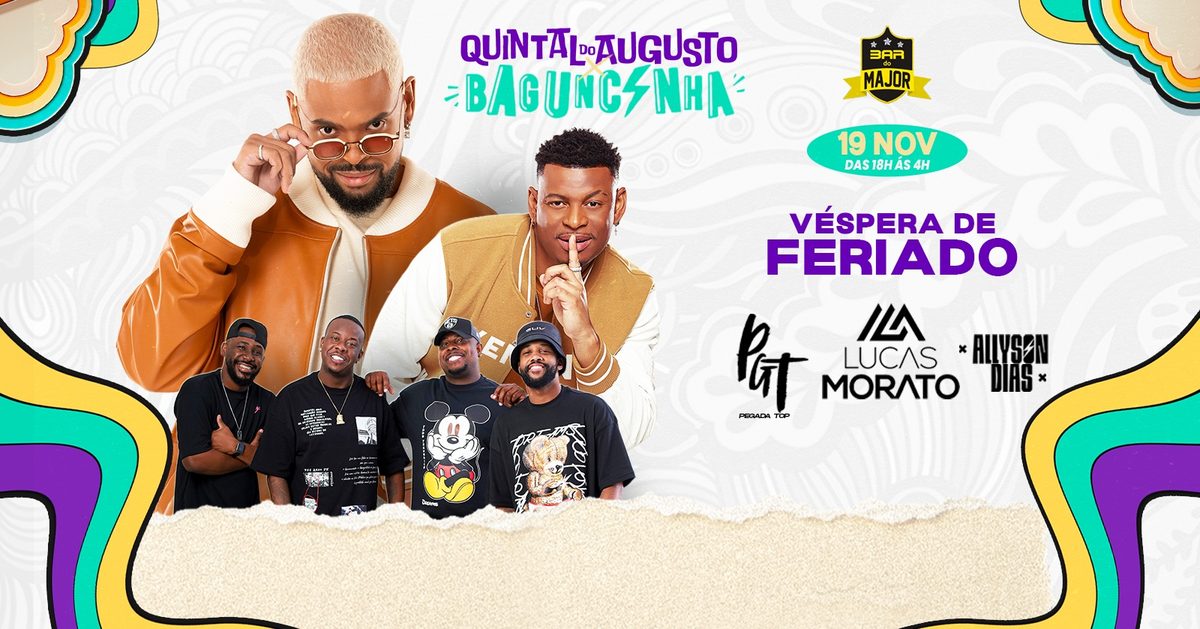 Imagem da fonte — Quintal do Augusto x Baguncinha | Lucas Morato & convidados