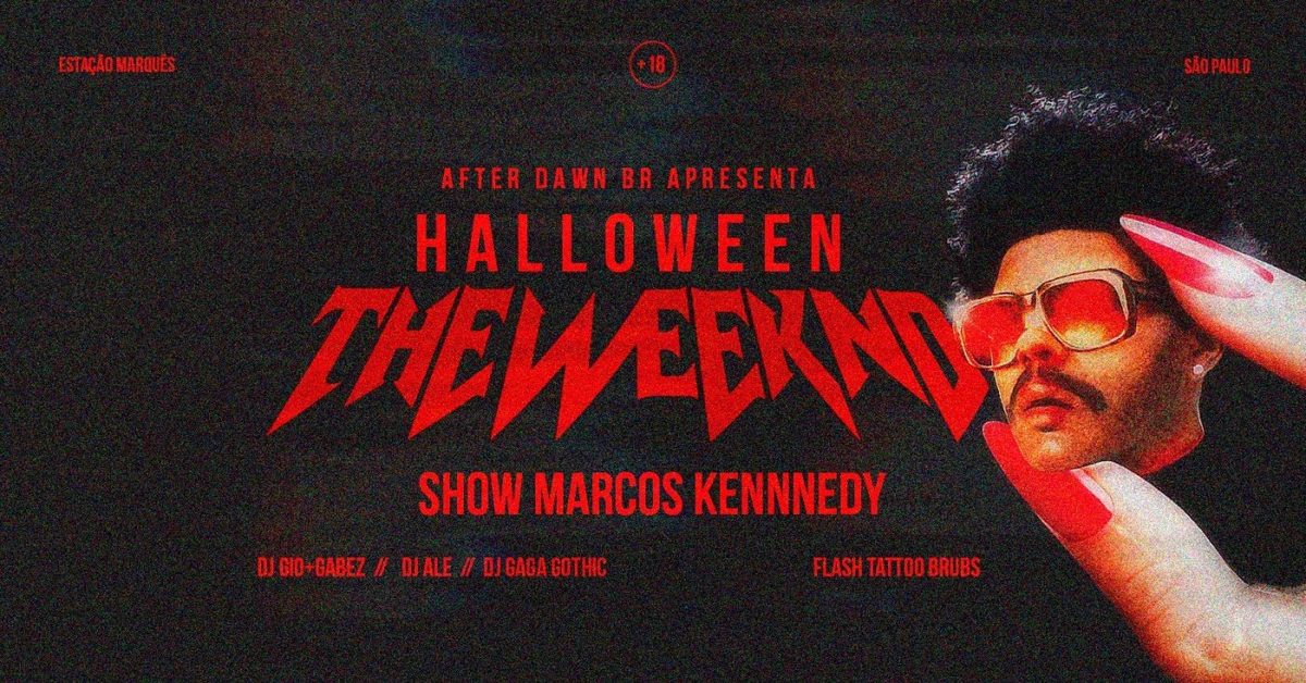 출처 이미지 — AFTER DAWN BR APRESENTA HALLOWEEN THE WEEKND