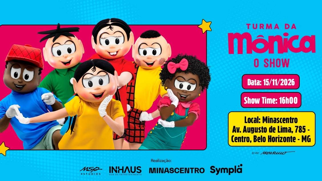 Imagem da fonte — Turma da Mônica o Show em Belo Horizonte