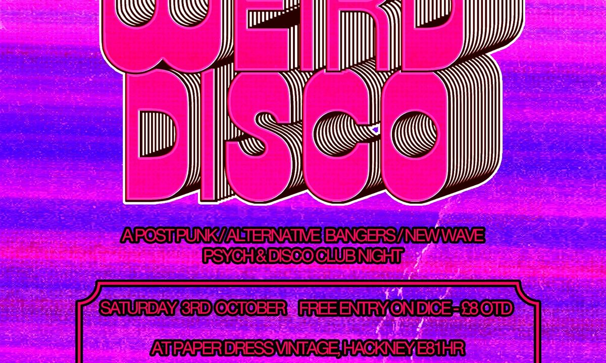 Imagen de la fuente — Weird Disco Club Night