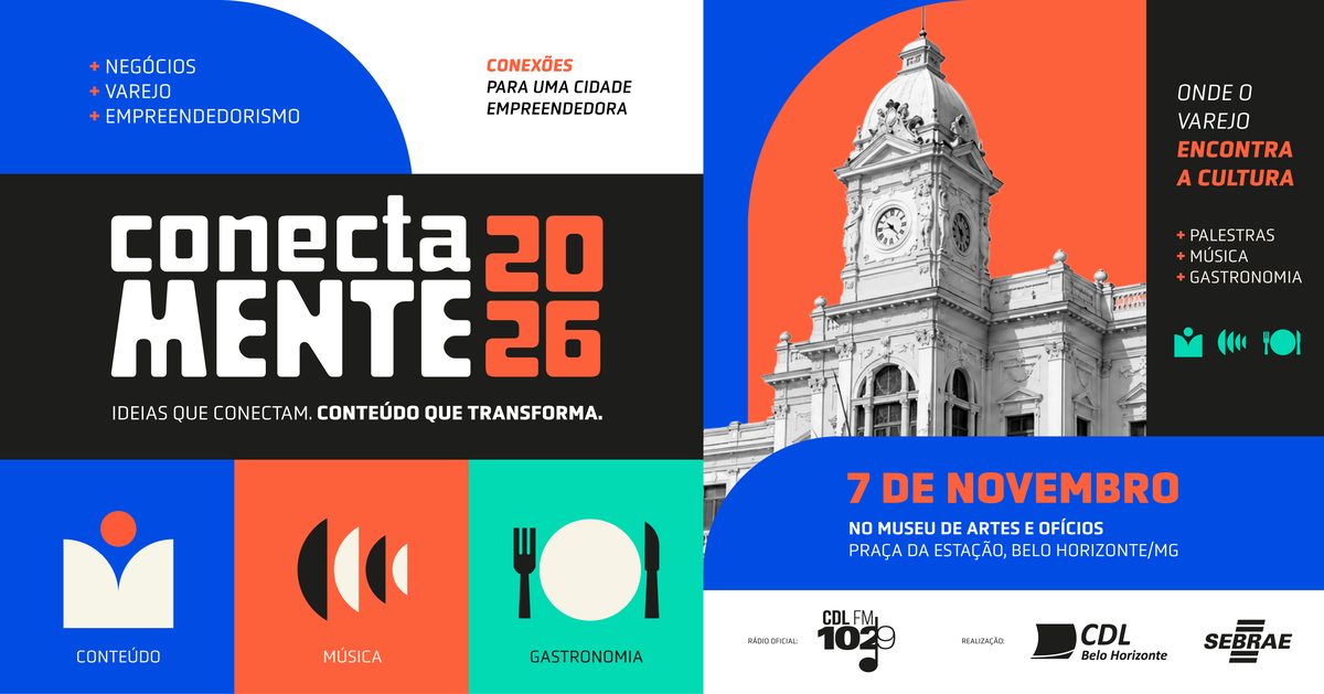 Imagem da fonte — Conecta Mente 2026: Ideias que conectam. Conteúdo que transforma.