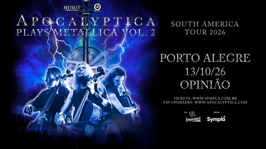 Imagem da fonte — APOCALYPTICA - 13/10/26