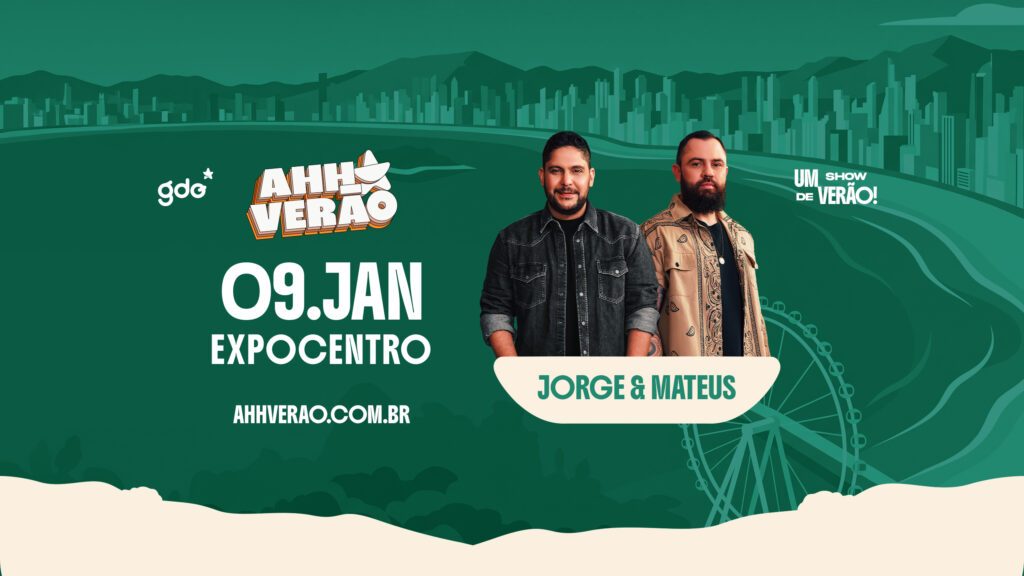 Imagem da fonte — Ahh! Verão – Jorge & Mateus Duas Metades, Um Reencontro no Expocentro
