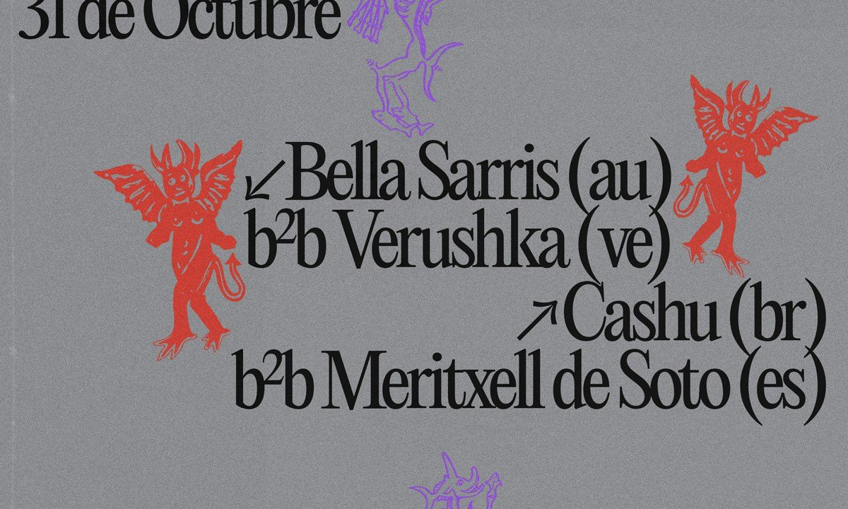 Source image — Me siento extraña: Verushka b2b Bella Sarris · Cashu b2b Meritxell de Soto