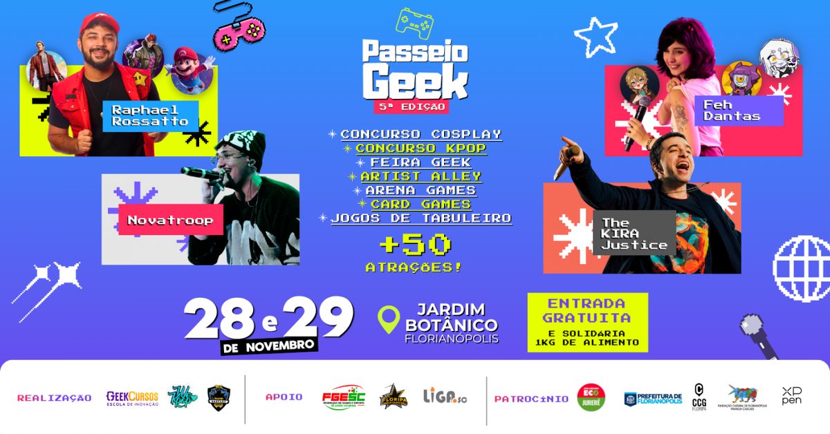 Imagen de la fuente — Passeio Geek 5° Edição