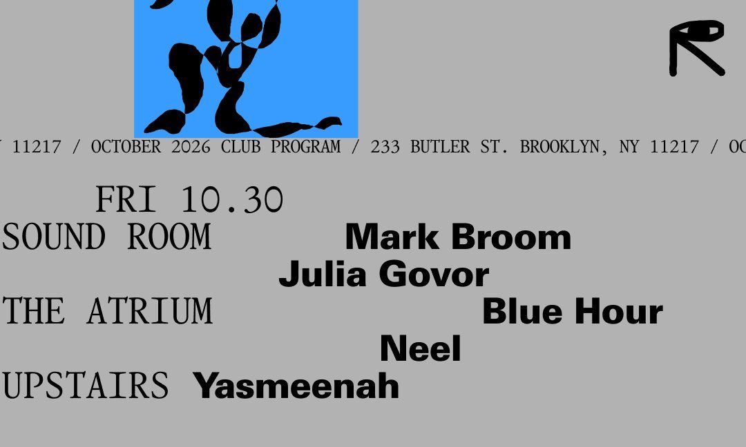 Bild der Quelle — Mark Broom, Julia Govor / Blue Hour, Neel / Yasmeenah